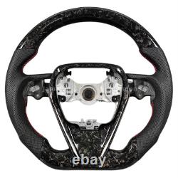 Carbon Fiber Forged Style Steering Wheel For Toyota 2018-22 Camry Corolla Avalon