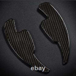 Carbon Fiber Gear DSG Steering Wheel Paddle Shifter Cover Fit For Audi A8 11-17