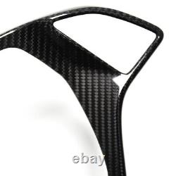 Carbon Fiber Interior Steering Wheel Cover Trim For Chevrolet Corvette C7 14-19