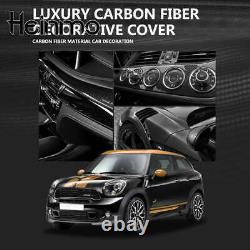 Carbon Fiber JCW Steering Wheel Spoke Cover For MINI COOPER R55 R56 R57 R59 R60