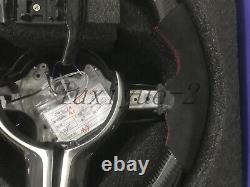 Carbon Fiber+LED Steering Wheel+Alcantara+Cover+Paddle forBMW M2 M3 M4 F80F82F90
