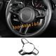 Carbon Fiber Look Steering Wheel Frame Cover Trim For Porsche Macan 2015-2020