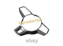 Carbon Fiber Look Steering Wheel Frame Cover Trim For Porsche Macan 2015-2020