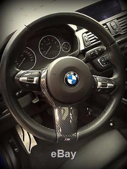 Carbon Fiber M Steering Wheel Cover for BMW M3 M4 Trim F20 F15 F30 F80 F82 F36