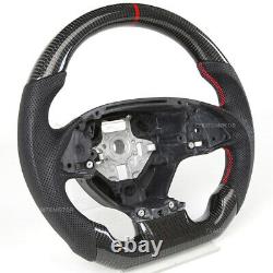 Carbon Fiber Perforated Steering Wheel For 2014-2018 Chevrolet chevy Corvette C7