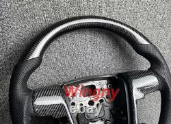 Carbon Fiber Sport Steering Wheel for Ford F150 F250 V8 2010-2014+Button cover