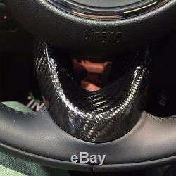 Carbon Fiber Steering Wheel Cover Decoration Kit for Mini Cooper S F55 F56