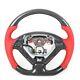 Carbon Fiber Steering Wheel+Cover For infiniti 08-15 G37 G37X Sedan Coupe red