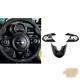 Carbon Fiber Steering Wheel Cover Set For Mini Cooper F54 F55 F56 14-16