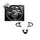 @ Carbon Fiber Steering Wheel Cover Set For Mini Cooper F54 F55 F56 JCW 14-16