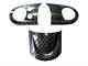 Carbon Fiber Steering Wheel Cover Set For Mini Cooper R55/R56/R57 3pcs