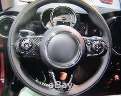 Carbon Fiber Steering Wheel Cover Set for Mini Cooper F54 F55 F56 F57 2014 Up