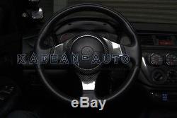 Carbon Fiber Steering Wheel Cover Trim For Mitsubishi Evolution Evo 7 8 9