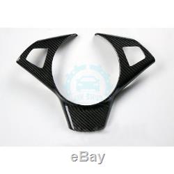 Carbon Fiber Steering Wheel Cover Trim Interior For BMW 5 Series E60 E61 01-07