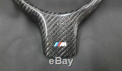 Carbon Fiber Steering Wheel Cover Trim for BMW E46 M3 E39 M5 M