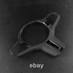 Carbon Fiber Steering Wheel Cover Trim for BMW x3M x4M ID6 Decor