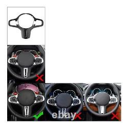 Carbon Fiber Steering Wheel Cover Trim for BMW x3M x4M ID6 Decor