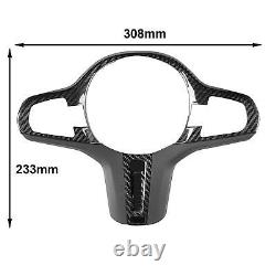 Carbon Fiber Steering Wheel Cover Trim for BMW x3M x4M ID6 Decor