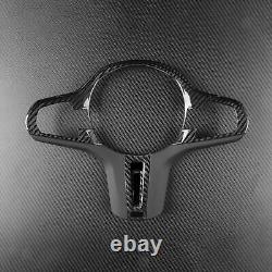 Carbon Fiber Steering Wheel Cover Trim for BMW x3M x4M ID6 Decor
