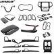 Carbon Fiber Steering Wheel Dash Decor Cover Trim for Jeep Grand Cherokee 11-20