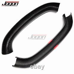 Carbon Fiber Steering Wheel Decor Cover Trim For C8 Corvette Stingray 2020-2023