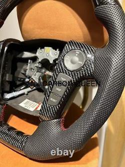 Carbon Fiber Steering Wheel Fits For Hyundai Genesis Sedan 2009 2010 2011