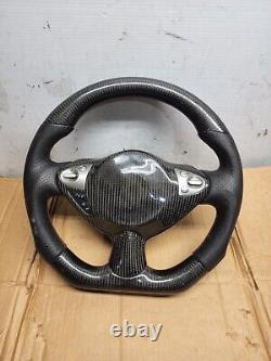 Carbon Fiber Steering Wheel For 2010-2014 Nissan 370Z With CENTER Cover