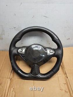 Carbon Fiber Steering Wheel For 2010-2014 Nissan 370Z With CENTER Cover