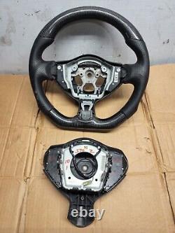 Carbon Fiber Steering Wheel For 2010-2014 Nissan 370Z With CENTER Cover