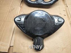 Carbon Fiber Steering Wheel For 2010-2014 Nissan 370Z With CENTER Cover