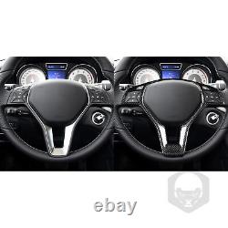 Carbon Fiber Steering Wheel Frame Cover For Benz W176 W204 W117 W212 W207 W218