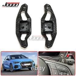 Carbon Fiber Steering Wheel Shift Paddle Cover For AUDI A3 8Y S3 RS3 2020 2021