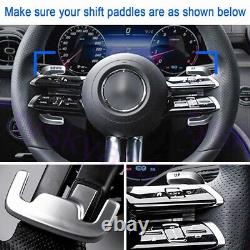 Carbon Fiber Steering Wheel Shift Paddle Cover For Benz AMG EGLC W213
