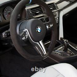 Carbon Fiber Steering Wheel Trim Cover For BMW M2 F87 M3 F80 M4 F82 F83 M5 M6