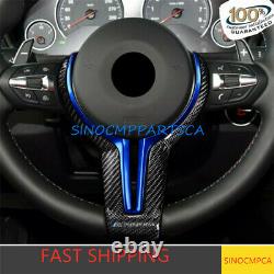 Carbon Fiber Steering Wheel Trim Replace For BMW serie M F82 M4 2014-2018