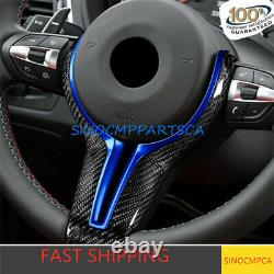 Carbon Fiber Steering Wheel Trim Replace For BMW serie M F82 M4 2014-2018