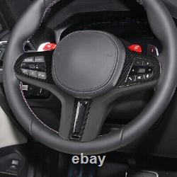 Carbon Fiber Steering Wheel Trim for BMW F97 F98 F95 F96 X3M X4M X5M X6M 20-23