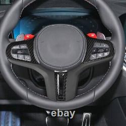 Carbon Fiber Steering Wheel Trim for BMW F97 F98 F95 F96 X3M X4M X5M X6M 20-23