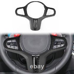 Carbon Fiber Steering Wheel Trim for BMW F97 F98 F95 F96 X3M X4M X5M X6M 20-23