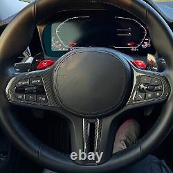 Carbon Fiber Steering Wheel Trim for BMW F97 F98 F95 F96 X3M X4M X5M X6M 20-23