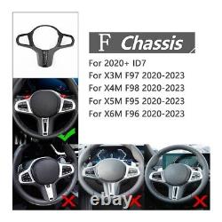 Carbon Fiber Steering Wheel Trim for BMW F97 F98 F95 F96 X3M X4M X5M X6M 20-23