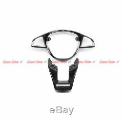 Carbon Fiber Steering Wheel Trim for Mercedes AMG C43 63 A45 E63 CLA45 CLS63 S65