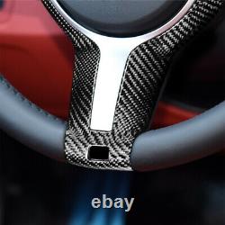 Carbon Fiber Steering Wheel cover for BMW F20 F22 F30 F36 X5 X6 M-sport Replace