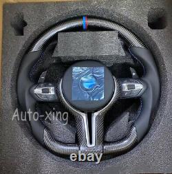 Carbon Fiber Steering Wheel for BMW M1 M2 M3 M4 M5 M6 M7 X5 X6 F82 F+Cover