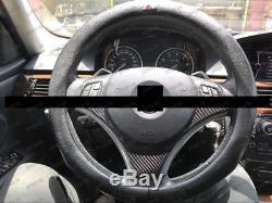 Carbon Fiber Tape-on Steering Wheel Cover Frame for 2007-2013 BMW E92 E93