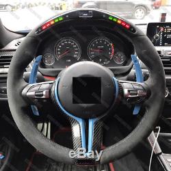 Carbon Fiber Tape-on Steering Wheel Cover Frame for BMW F20 F21 F22 F23 F30 F32