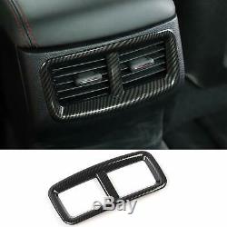 Carbon Fiber interior Decoration Trim Kit Steering Wheel Cover for Challenger