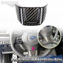 Carbon For Subaru WRX STI 4D sedan / Impreza Wagon STI Steering Wheel Cover Trim