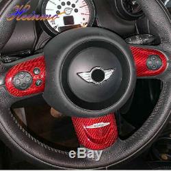 Carbon JCW Interior Steering Wheel Cover For MINI COOPER R55 R56 R57 R59 R60 R61