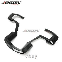Carbon Steering Wheel Bezel Cover Trim For Ford F150 F250 F-350 F-450 Super Duty